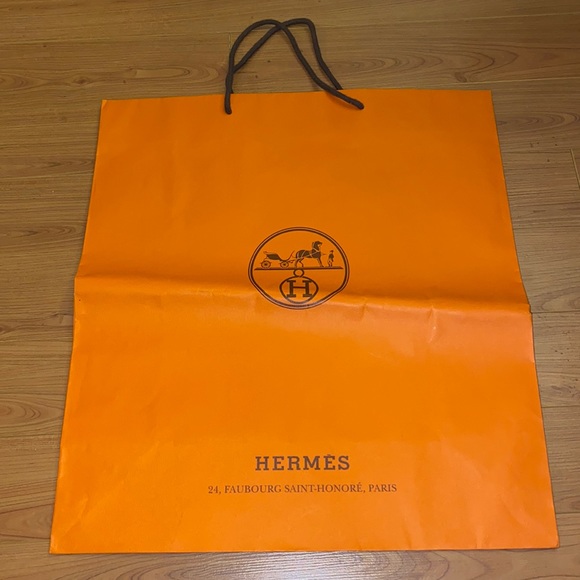 Hermes Bags Authentic Hermes Shopping Bag Poshmark